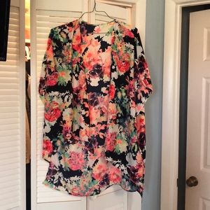 Floral Kimono/coverup